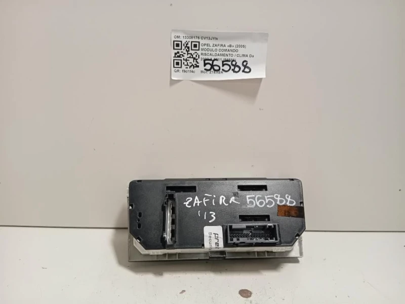 Modulo Comando Riscaldamento Clima 13308176 Opel Zafira B 2005
