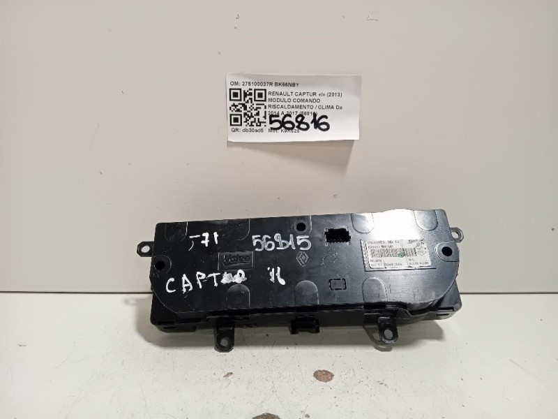 Modulo Comando Riscaldamento Clima 275100037R Renault Captur I 2013