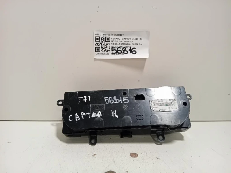 Modulo Comando Riscaldamento Clima 275100037R Renault Captur I 2013