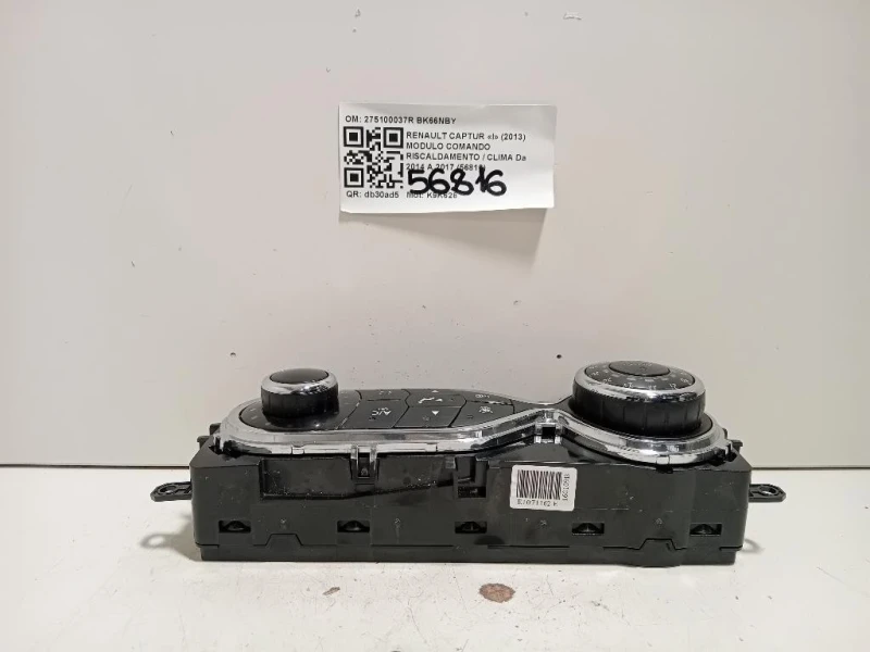 Modulo Comando Riscaldamento Clima 275100037R Renault Captur I 2013