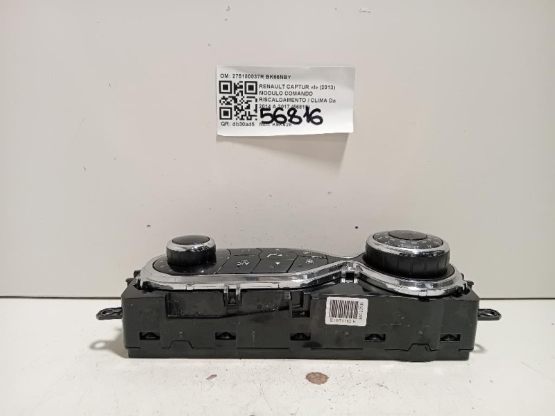 Ripiano Copertura VANO Bagagli 799229039R Renault Mégane IV SW 2016