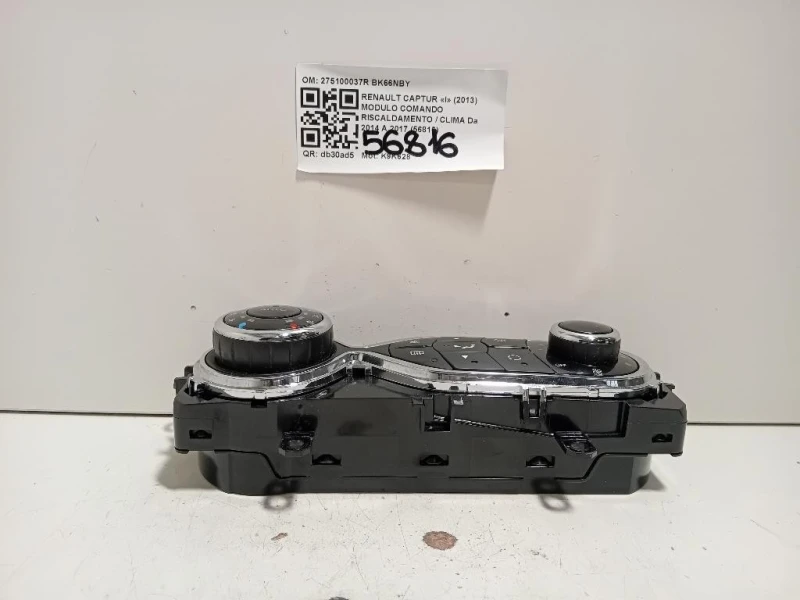 Modulo Comando Riscaldamento Clima 275100037R Renault Captur I 2013