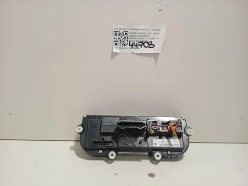 Modulo Comando Riscaldamento Clima 3T0 820 047AK WHS SW0709 Skoda Superb 3V3 2015
