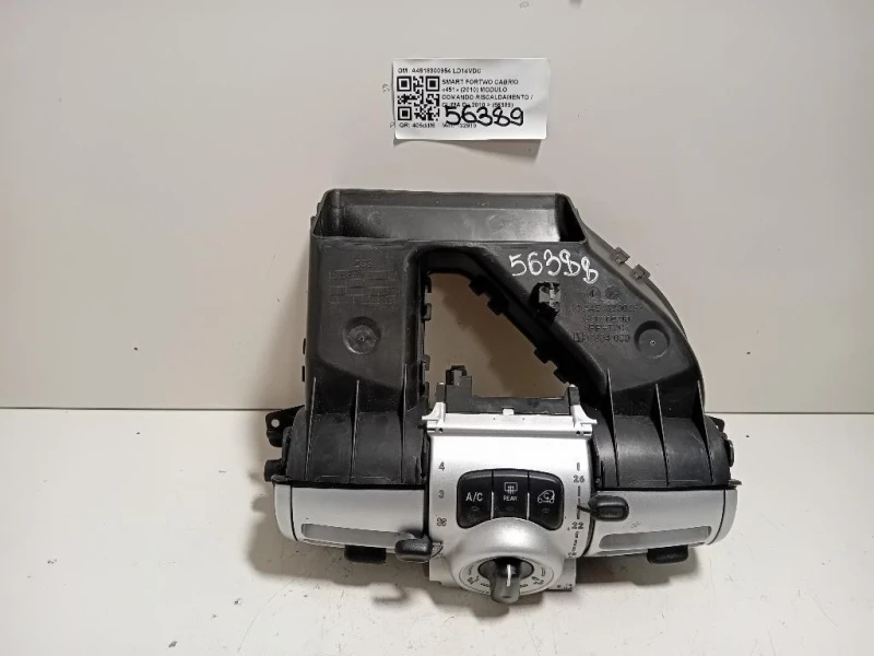 Modulo Comando Riscaldamento Clima A4518300954 Smart Fortwo Cabrio 451 2010