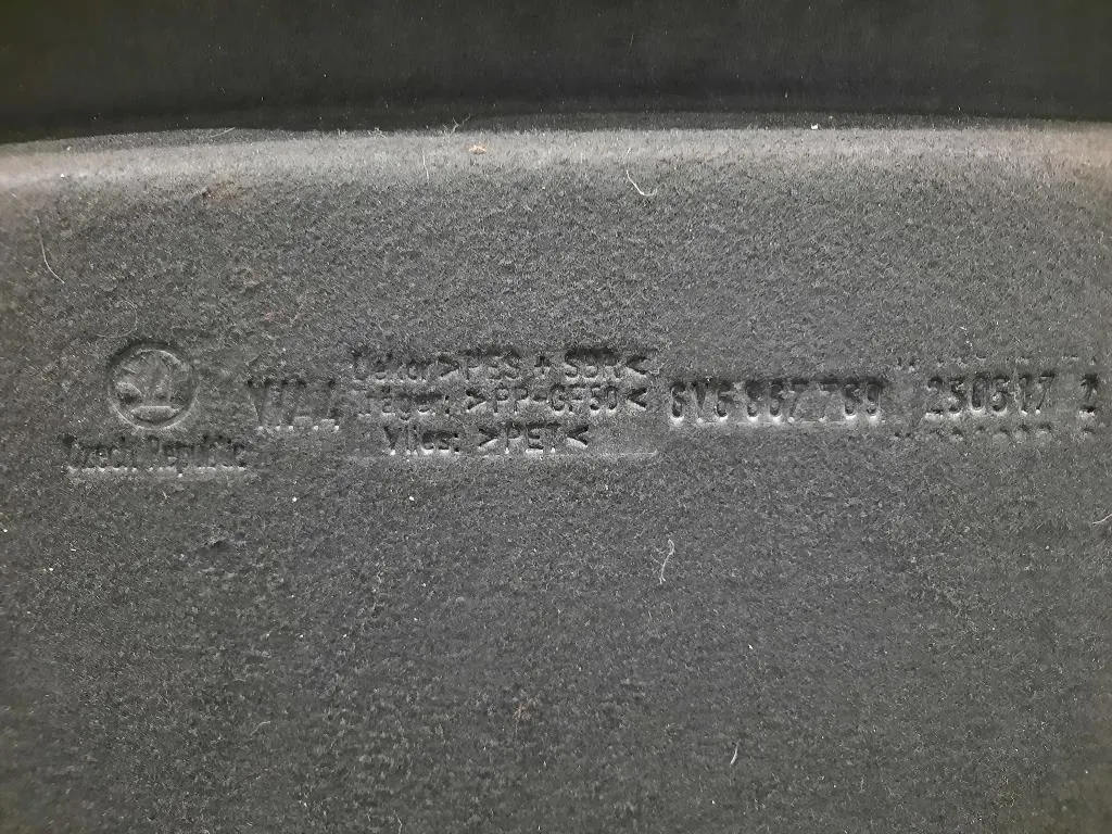 Ripiano Copertura VANO Bagagli 6V6867769 Skoda Fabia NJ3 2014