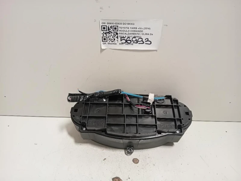Modulo Comando Riscaldamento Clima 55900-0D820 Toyota Yaris IV 2014
