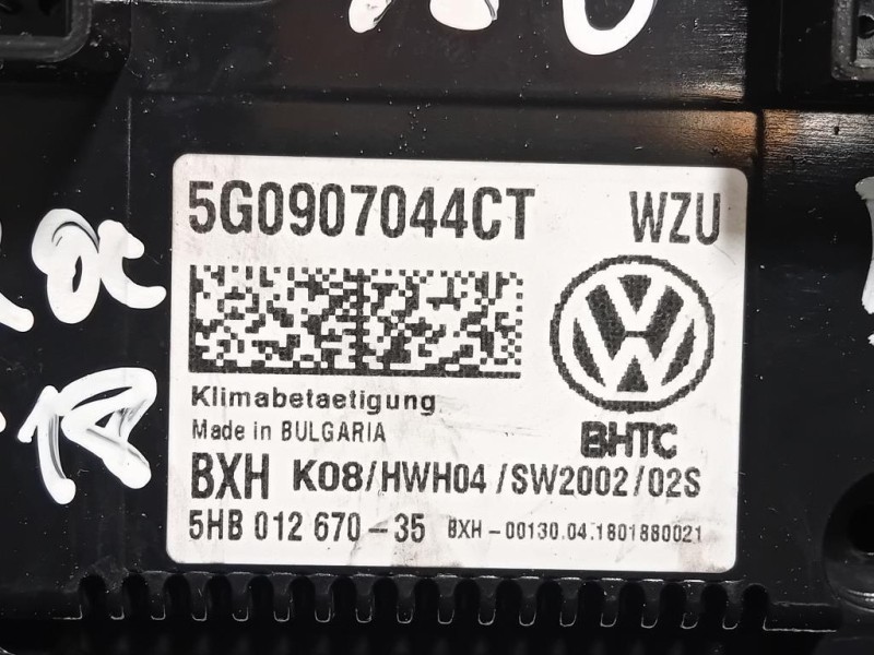 Modulo Comando Riscaldamento Clima 5G0907044CT Volkswagen T-roc 2017