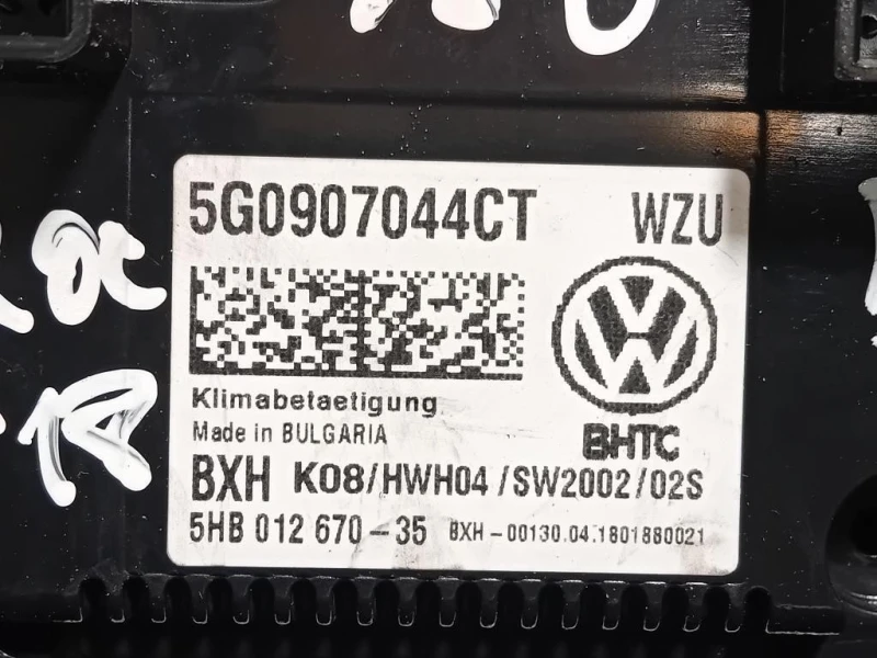 Modulo Comando Riscaldamento Clima 5G0907044CT Volkswagen T-roc 2017