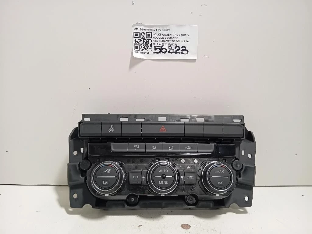 Modulo Comando Riscaldamento Clima 5G0907044CT Volkswagen T-roc 2017