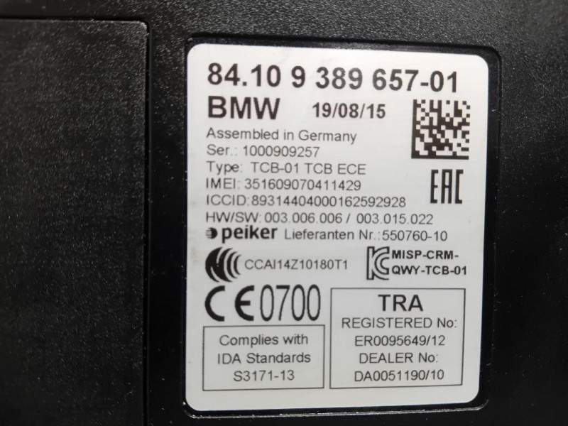 Ripiano Copertura VANO Bagagli 76880 35000 Ssangyong Tivoli 2015
