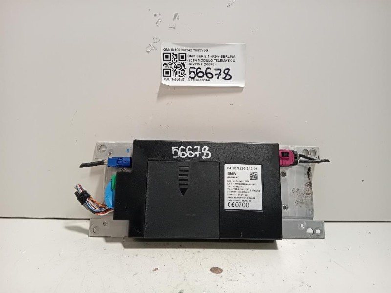 Modulo Telematico 84109293242 Bmw Serie 1 F20 Berlina 2015