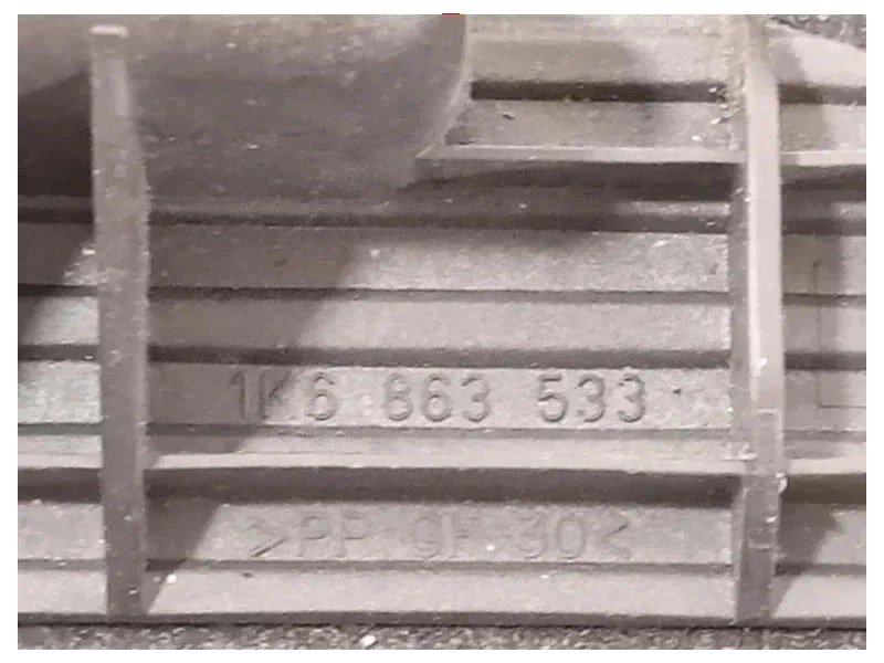 Ripiano Copertura VANO Bagagli 1K6863533 Volkswagen GOLF VI 2009