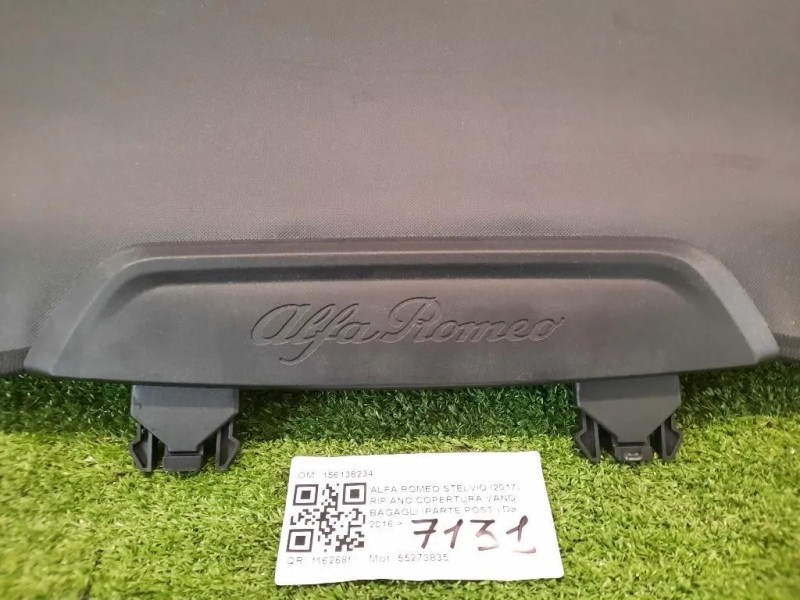 Ripiano Copertura VANO Bagagli Parte POST 156138234 Alfa Romeo Stelvio 2017