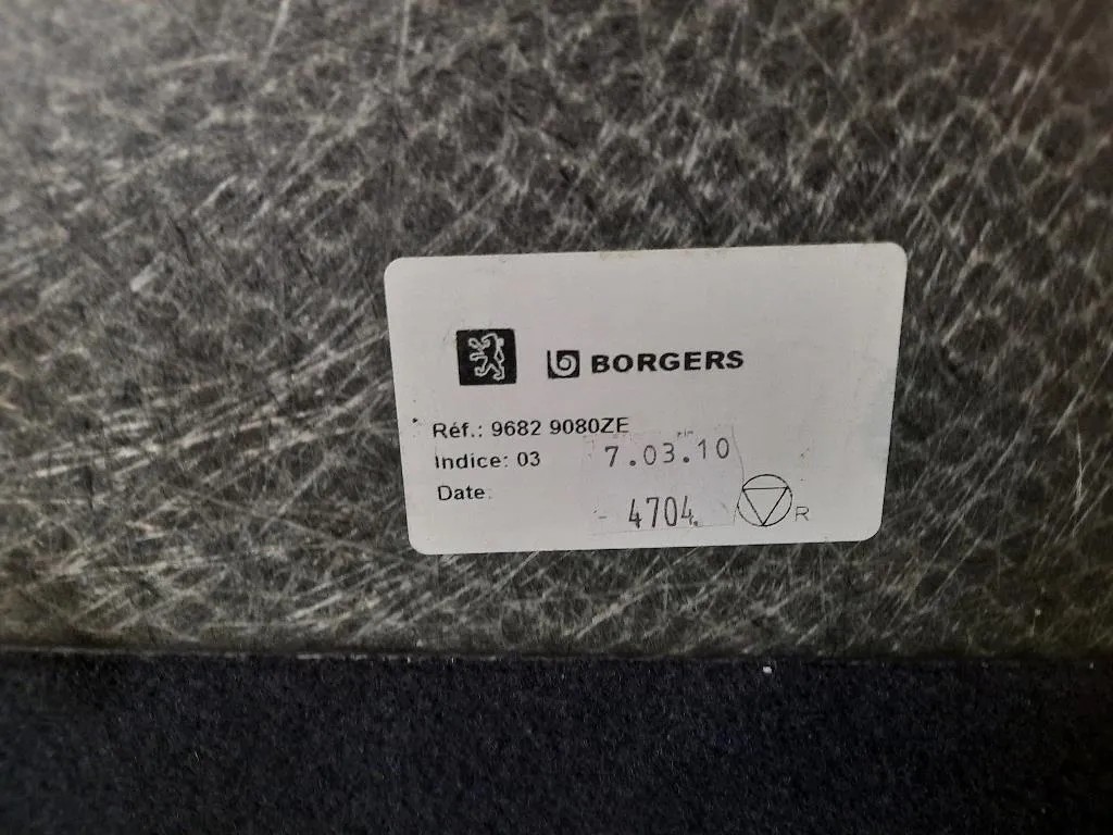 Ripiano Copertura VANO Bagagli INF 96829080ZE Peugeot 3008 I 2009