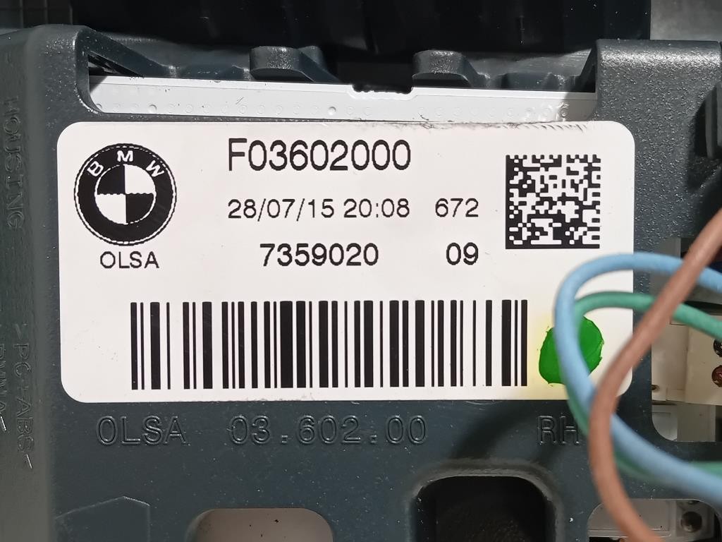 Fanale INT POST DX P03602000 Bmw Serie 1 F20 Berlina 2012