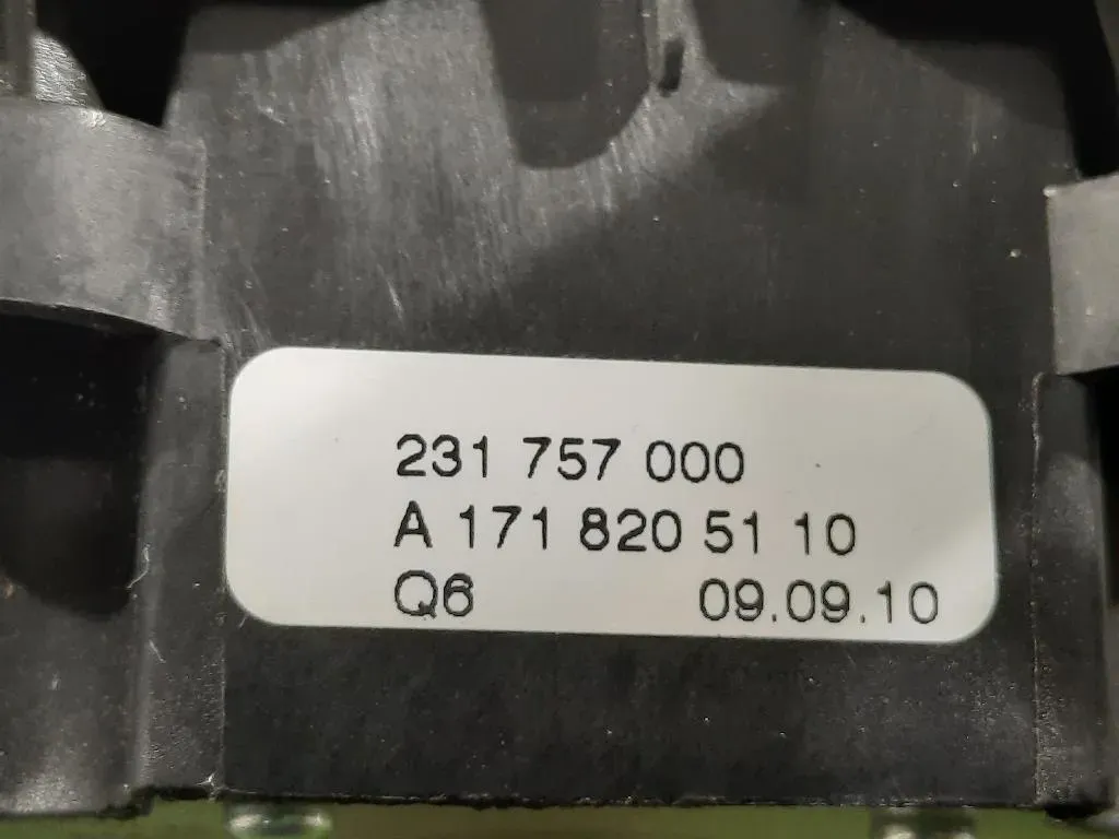 Rivestimento Console Centrale SUP A1716800136 Mercedes Classe SLK R171 2004