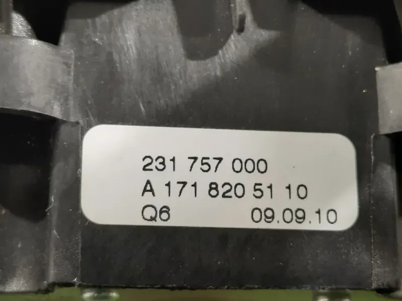 Rivestimento Console Centrale SUP A1716800136 Mercedes Classe SLK R171 2004