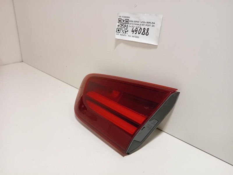 Fanale INT POST DX F03602500 Bmw Serie 1 F20 Berlina 2012