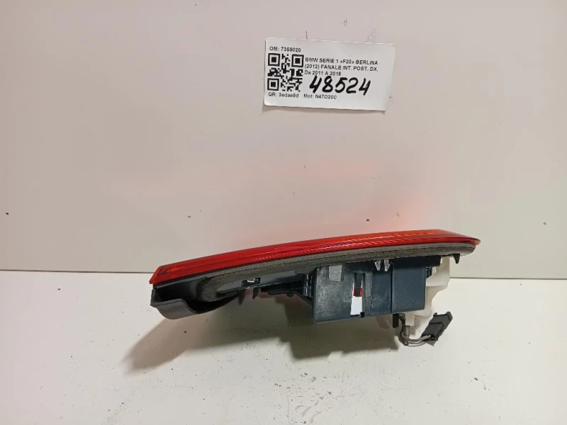 Fanale INT POST DX 7359020 Bmw Serie 1 F20 Berlina 2012