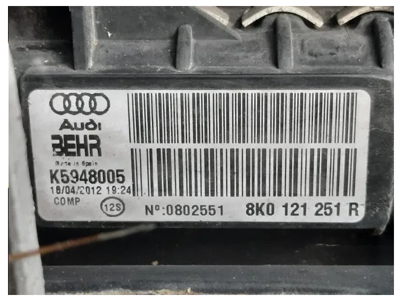 Rivestimento Frontale ANT Q3 RIVESTIMENTO FRONTALE ANT+ KIT RADIATORI Audi Q3 8UB 2012