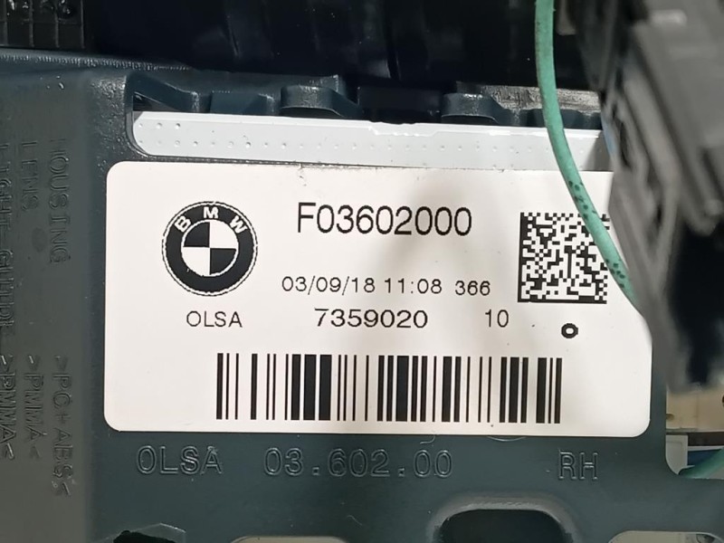 Fanale INT POST DX F03602000 Bmw Serie 1 F20 Berlina 2015