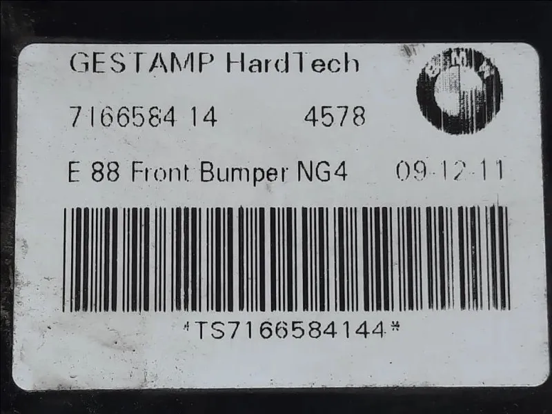 Rivestimento Frontale ANT 7166584 14 Bmw Serie 1 E82 Coupe 2005