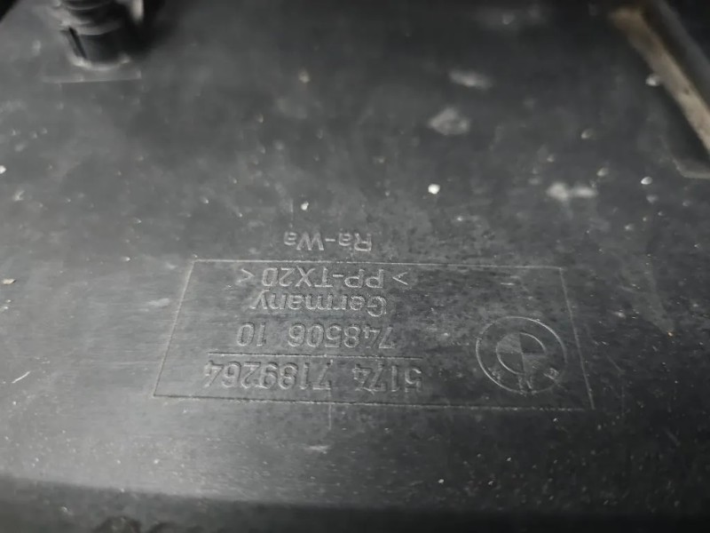 Rivestimento Frontale ANT 51747189264 Bmw Serie 1 E87 Berlina 2005