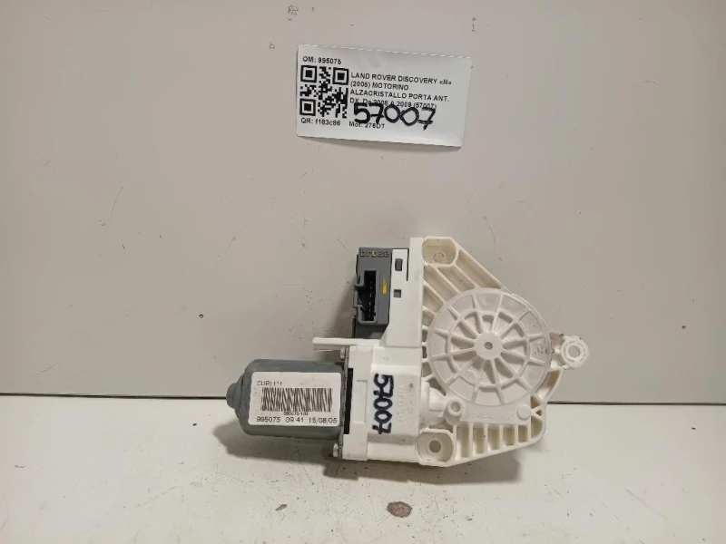 Motorino Alzacristallo Porta ANT DX 995075 Land Rover Discovery III 2005