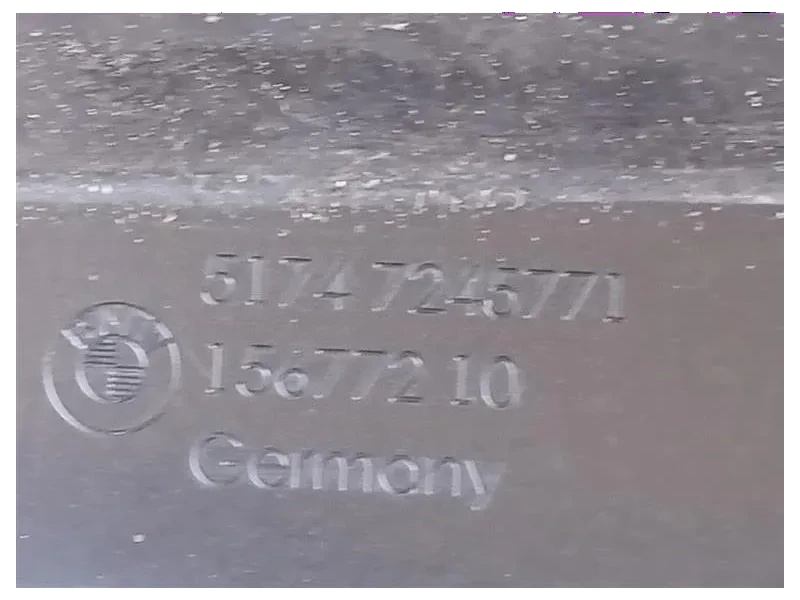 Rivestimento Frontale ANT 51747245771 PANNELLO ANTERIORE FRONTALE Bmw Serie 1 F20 Berlina 2012