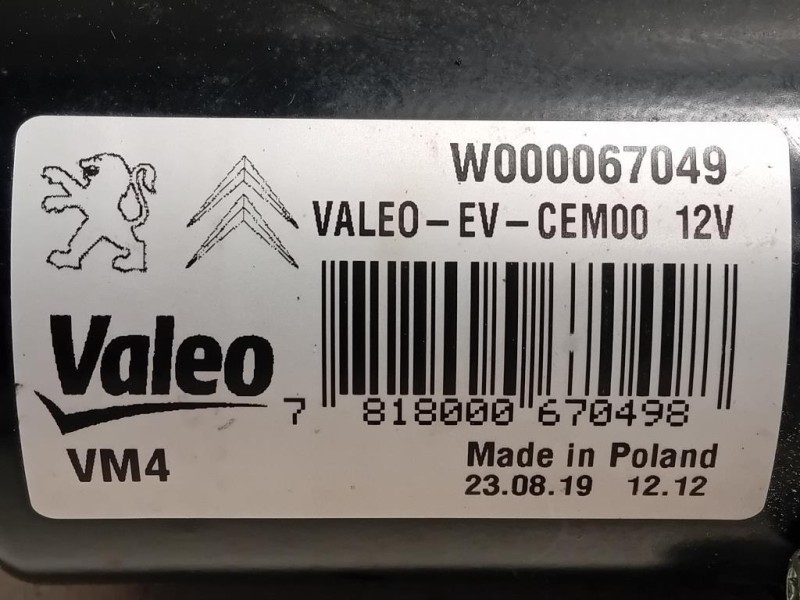 Motorino Tergicristallo W000067049 Opel Vivaro C 2019