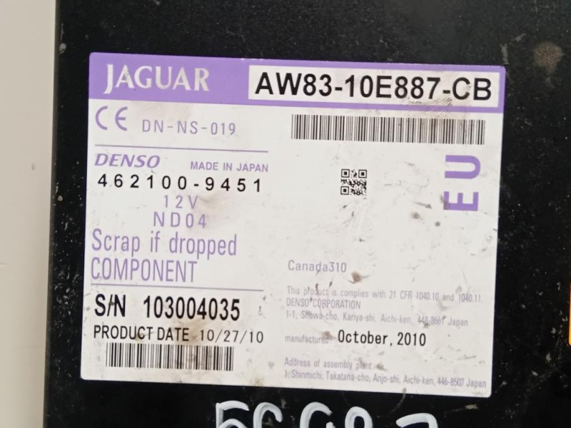 Navigatore Satellitare AW83-10E887-CB Jaguar XF I 2011