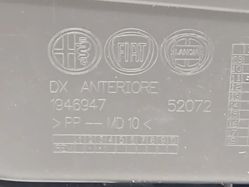 Pannello Rivestimento Porta ANT DX 1946947 Alfa Romeo Giulietta 2010