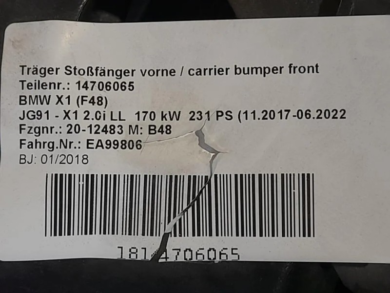 Rivestimento Frontale ANT 17428645861 Bmw Serie 2 F45 Active Tourer 2018