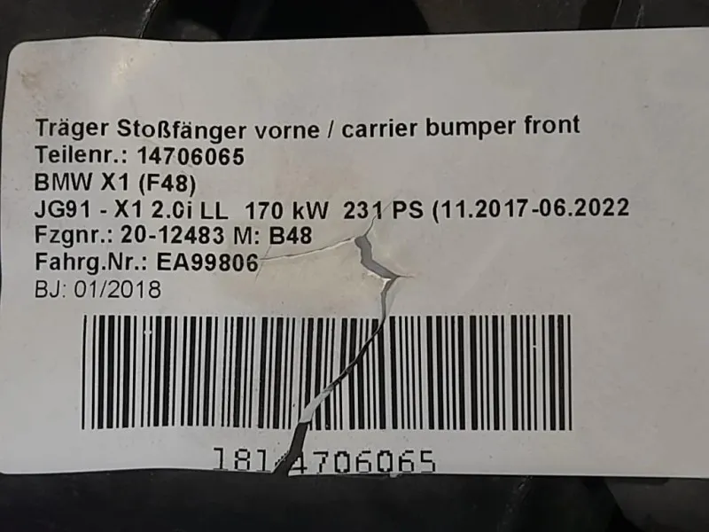 Rivestimento Frontale ANT 17428645861 Bmw Serie 2 F45 Active Tourer 2018