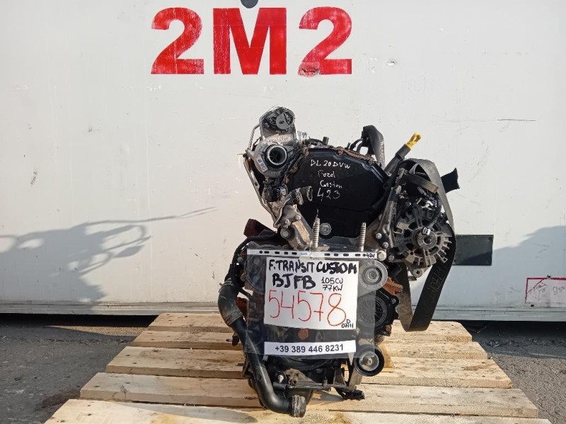 Motore Completo BJFB 105 CV 77 KW Ford Transit Custom I 2018
