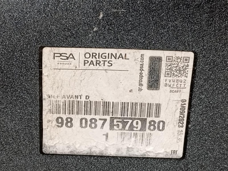 Parafango ANT DX 9808757980 Opel Vivaro C 2019