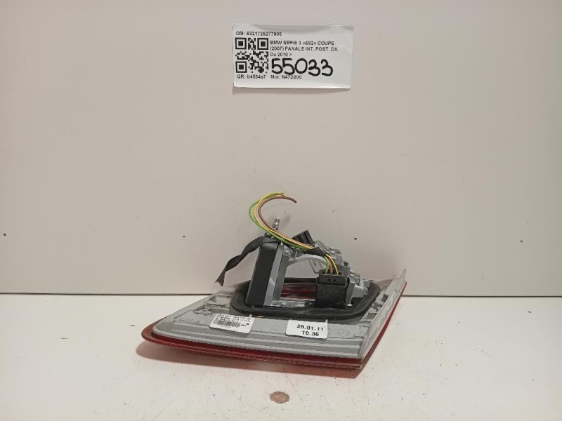 Fanale INT POST DX 6321725277905 Bmw Serie 3 E92 Coupe 2007
