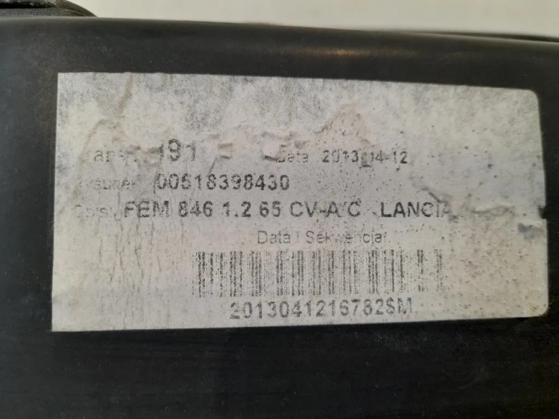 Rivestimento Frontale ANT 518398430 879500000 5A037000 Lancia Ypsilon III 2015