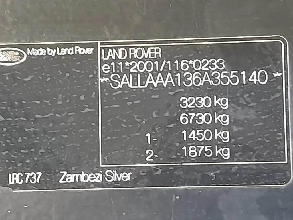 Rivestimento Frontale ANT LR054853 Land Rover Discovery III 2005