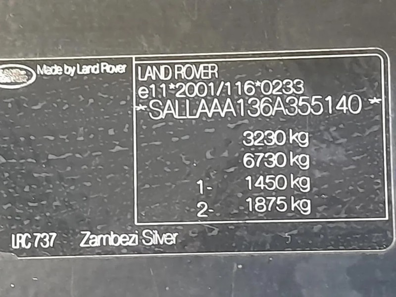 Rivestimento Frontale ANT LR054853 Land Rover Discovery III 2005