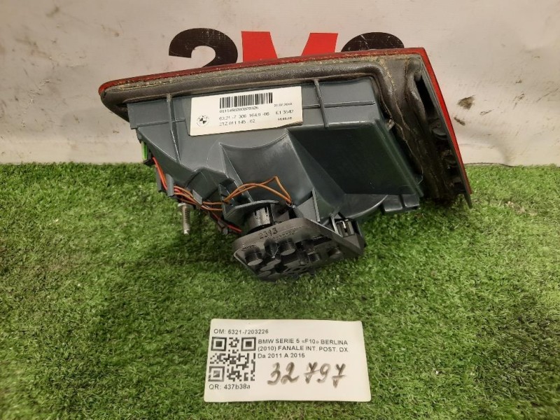 Fanale INT POST DX 6321-7306164 Bmw Serie 5 F10 Berlina 2010