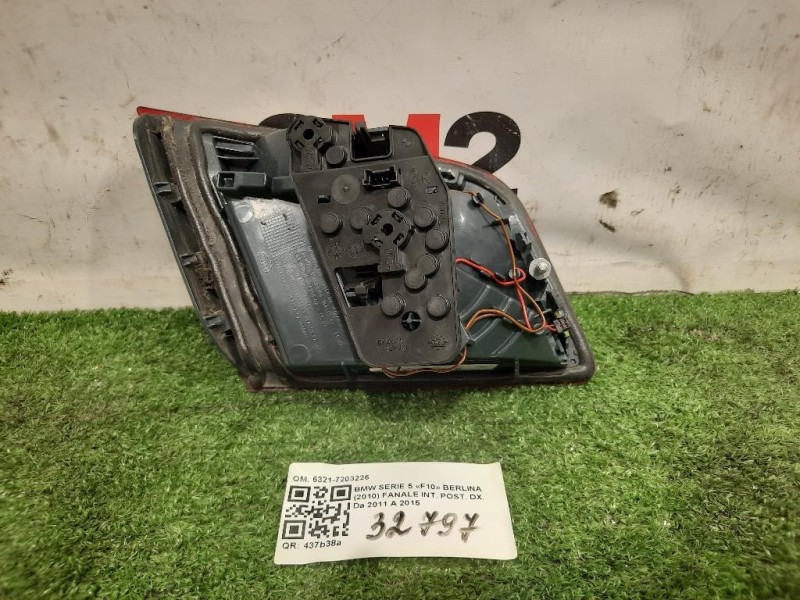 Fanale INT POST DX 6321-7306164 Bmw Serie 5 F10 Berlina 2010