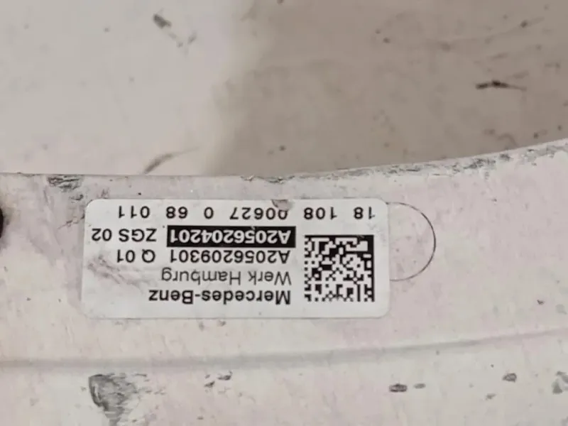 Rivestimento Frontale ANT A2056209301 Mercedes Classe C W205 2014