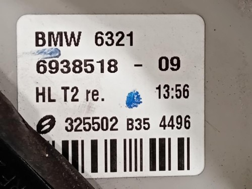 Fanale INT POST DX 6321 6938518-09 Bmw Serie 7 E66 2003