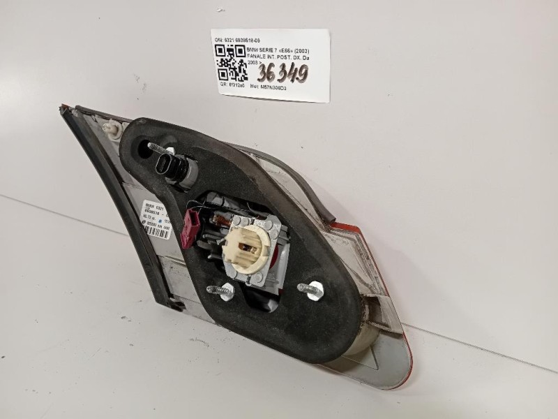 Fanale INT POST DX 6321 6938518-09 Bmw Serie 7 E66 2003