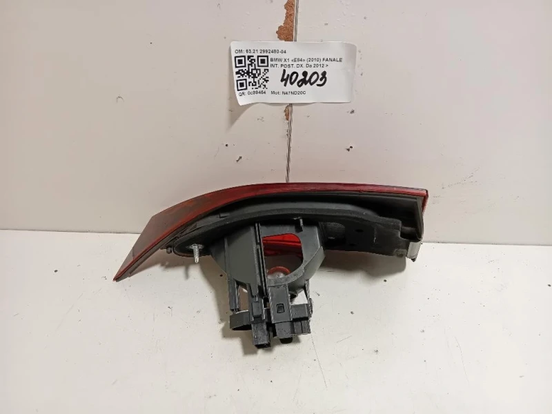 Fanale INT POST DX 6321 2992480-04 Bmw X1 E84 2010