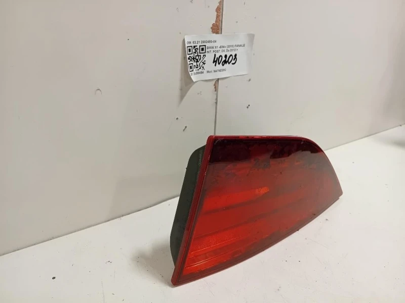 Fanale INT POST DX 6321 2992480-04 Bmw X1 E84 2010