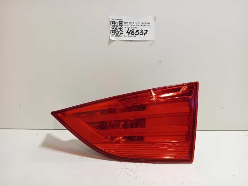 Fanale INT POST DX 03426600 Bmw X1 E84 2010