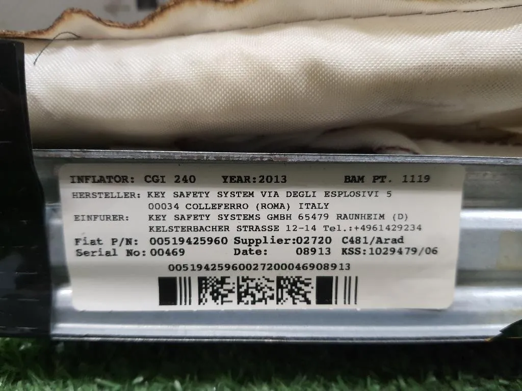 Air-bag A Tendina SX 519425960 Lancia Ypsilon III 2011