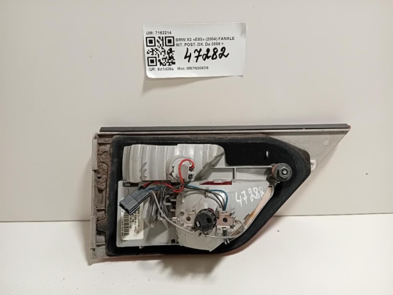 Fanale INT POST DX 7162214 Bmw X3 E83 2004